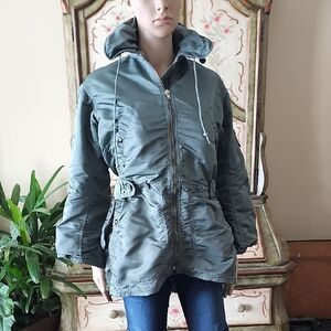 Vntage US Air Force CWU-1/P flight coverall Customized To Jacket, olive green S